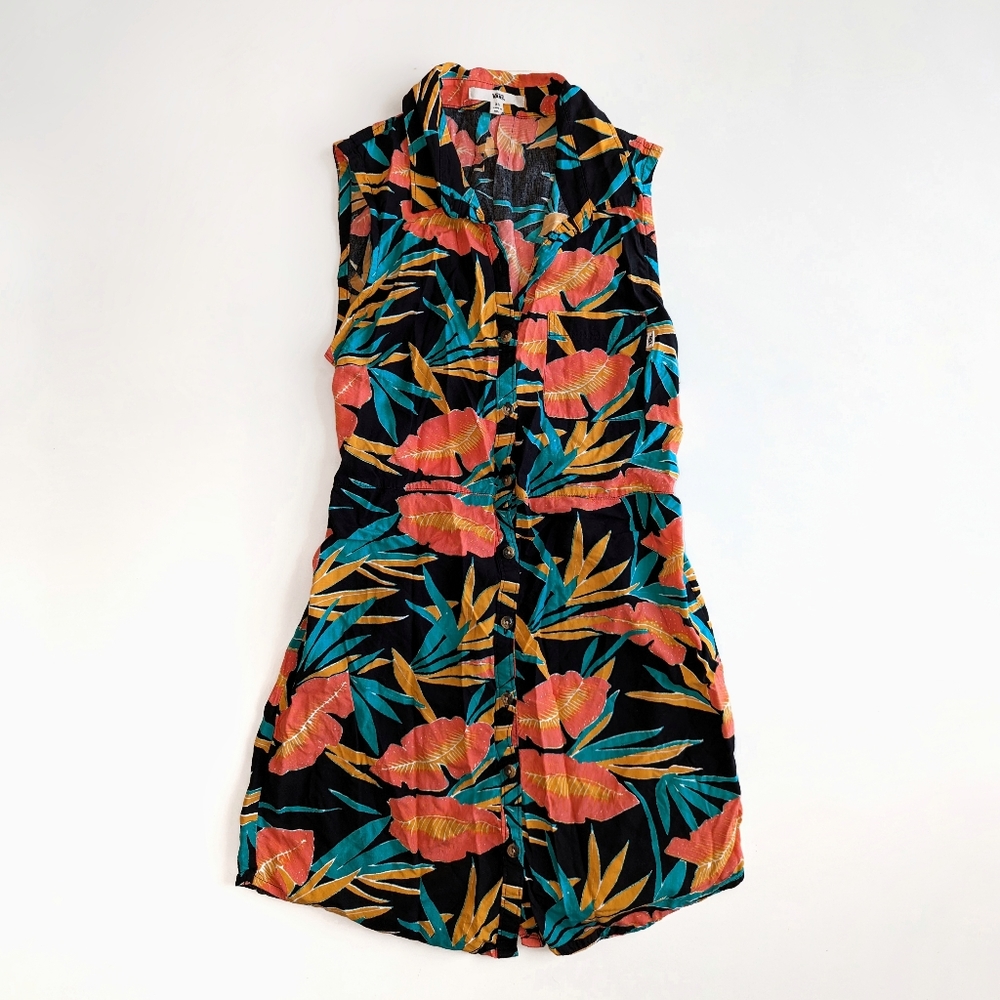 Vans Button-Down Dress / Top / Beach Cover